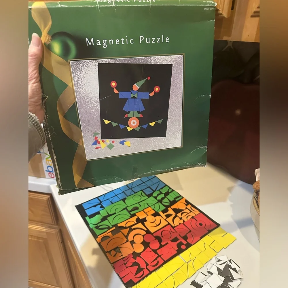 VTG 1998 MAGNETIC PUZZLE DAYTON HUDSON CO LEARNING EDUCATIONAL CREATIVE IMAGINE